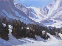 Snowy Ridge Study by Michael Baum