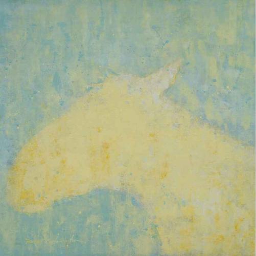 Yellow Horse Blue Sky by Richard Harrington