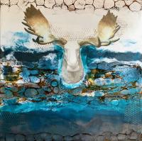 White Moose by Laura Van Horne