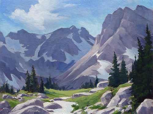 Indian Peaks by Michael Baum