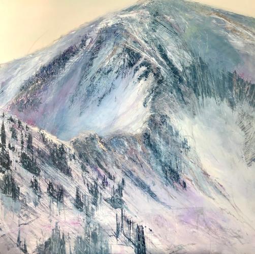 Elevation: Silver Snowbird by Cynthia McLoughlin