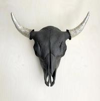 Bison Skull: Black and Silver by Owen Mortensen