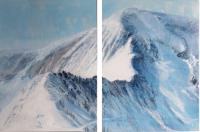 Elevation: Snowbird Diptych by Cynthia McLoughin