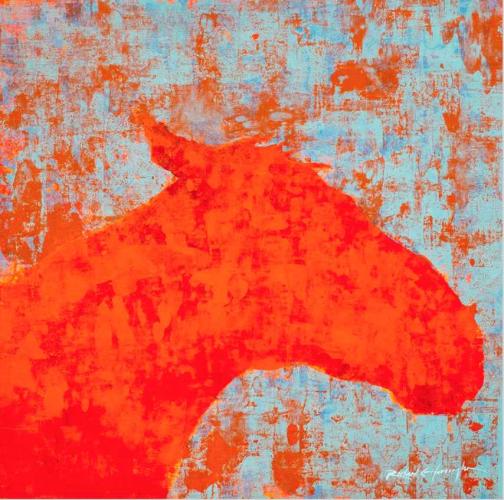 Red Horse Blue Sky by Richard Harrington