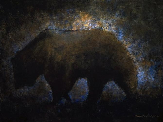 Grizzly at Dusk by Richard Harrington