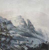 Elevation: Misty Ridgeline by Cynthia McLoughin