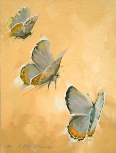 Little Blue Butterflies by Kathryn Ashcroft