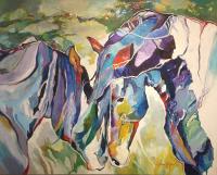 Romance in the Pasture II by George H Jones